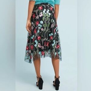 NEW Anthropologie Poppy Embroidered Skirt by Eva Franco Sz 4 (fits 2)